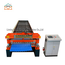 Roofing Sheet Making Machine Corrugated Steel Tile Forming Machine China Famous Brand 0.3-0.9mm Rolling Thinckness Automatic
